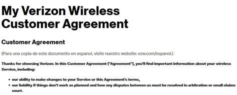 Minimum Term Service Contract Verizon